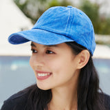 US Stock Washed Plain Baseball Cap Retro Adjustable Size Dad Hats