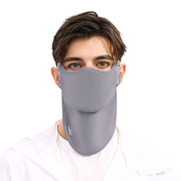 US Stock Women's Sun Protection Face Mask Mouth-Opened Cover UPF50+