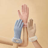US Stock Women's Warm Gloves Touchscreen Anti-Slip Gloves