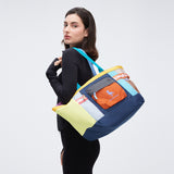 Seagull Tote Bag Multi-colored Patchwork Design Bag