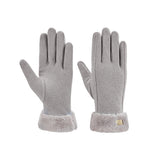 US Stock Women's Warm Gloves Touchscreen Anti-Slip Gloves
