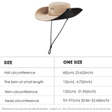 Summer Outdoor Bucket Hat Sun Protection UPF 50+ Fisherman Caps for Men Women