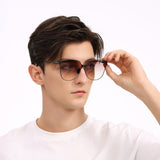 US Stock Sunglasses UV400 Protection Anti Glare Folding Frame with PU Portable Case