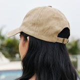 US Stock Washed Plain Baseball Cap Retro Adjustable Size Dad Hats