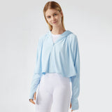 US Stock Women's Sun Protection Cloak Coats UPF50+