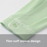 Women's Long Shirt Cover-Up Sun-Protective UPF 2000+ Pleated Design Beachwear