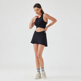 US Stock Tennis Golf Skirt with Pockets Women's A Line Crossover Athletic Skort