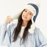 Winter Plush Bomber Hats with Earflaps Full Hood Ushanka Russian Hat