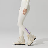 US Stock Skiing Thermal Underwear Set for Women Seamless Warm Base Layer Top & Bottom