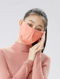 Dual-Use Warm Face Cover Mask with Adjustable Button