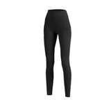 US Stock High Waist Yoga Pants with Pockets Tummy Control Workout Leggings