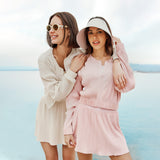 Women's Sun Protection Jackets Anti-Chlorine Fabric UPF50+ for Beach Vacation