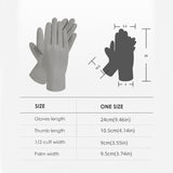 US Stock Men's Touchscreen Gloves UPF 50+ Sun Protection Workout Gloves