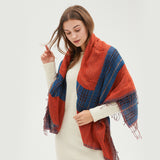 Japan Stock Women's Warm Scarf Cozy Shawl Soft Long Wrap for Fall Winter
