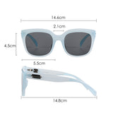 Retro Polarized Sunglasses UV400 Sun Glasses with Decorative Slot
