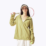 Women's Sun Protection Hoodie Lightweight Full-Body Coverage Jacket UPF300+