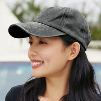 US Stock Washed Plain Baseball Cap Retro Adjustable Size Dad Hats