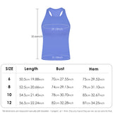 US Stock Women's Workout Tank Tops Sleeveless Racerback Athletic Yoga Shirts