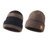 Reversible Warm Beanie Knit Skull Cap Double-Sided Wear Hat