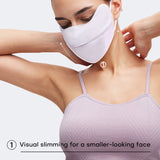 Sunscreen Face Cover 3D Patchwork UPF2000+ Protection Mask