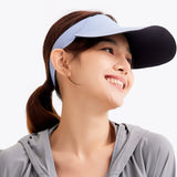 US Stock Sun Visor Hat Unisex Adjustable Sun Protection Golf Cap UPF50+