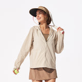 Women's Sun Protection Hoodie Lightweight Full-Body Coverage Jacket UPF300+