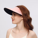 Unisex Sun Visor Hat Adjustable Sun Protection Cap UPF50+