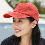 US Stock Washed Plain Baseball Cap Retro Adjustable Size Dad Hats
