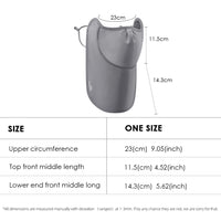 US Stock Women's Sun Protection Face Mask Mouth-Opened Cover UPF50+