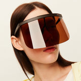 Trendy Polarized Sunglasses UV400 Vintage Oversized Style Square Sun Glasses UV Protection UPF50+