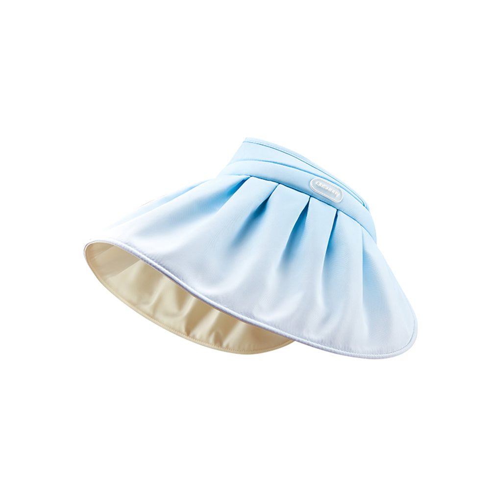 Women's Sun Visor Hat Wide Brim UPF 50+ UV Protection Summer Roll-up Cap