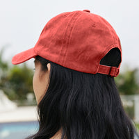 US Stock Washed Plain Baseball Cap Retro Adjustable Size Dad Hats