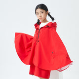 Kid's Raincoat Poncho Toddler Rain Jacket Waterproof Hoodie