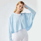US Stock Women's Sun Protection Cloak Coats UPF50+
