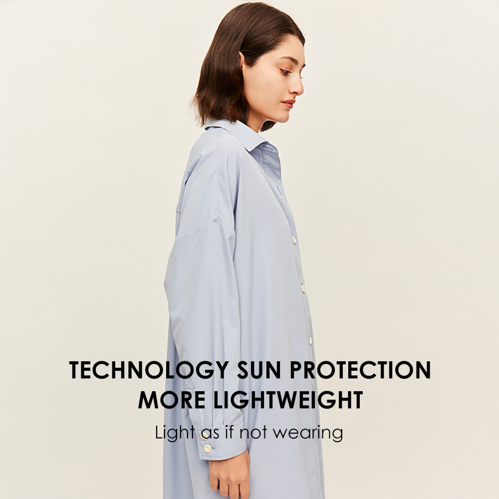 US Stock Women's Sun Protection Shirt Loose Top Jacket