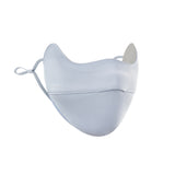 Warm Face Mask with Stylish Leather Edge Face Cover