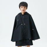 Kid's Raincoat Poncho Toddler Rain Jacket Waterproof Hoodie