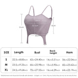 Women's Camisole Crop Tops Anti-Chlorine Fabric UPF50+ Underwear Tank