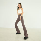 US Stock Women's Flare Leggings Yoga Pants Tummy High Waist Stretchy Trousers