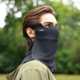 US Stock Sunscreen Neck Gaiter Face Cover UPF 50+ Mouth-Opened Breathable Mask