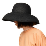 Japan Stock Trendy Wide Brim Straw Hat for Women Foldable Roll up Sun Beach Caps