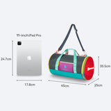 32L Seagull Bucket Bag Vibrant Color-blocked Carrying Bags Versatile Waterproof