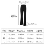 High Waisted Flare Leggings Pants with Tummy Control Bootcut Trousers