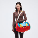 32L Seagull Bucket Bag Vibrant Color-blocked Carrying Bags Versatile Waterproof