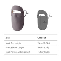 US Stock Full Face Balaclava Breathable Warm Face Cover Neck Gaiters