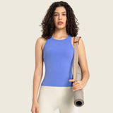 US Stock Women's Workout Tank Tops Sleeveless Racerback Athletic Yoga Shirts