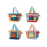 Seagull Tote Bag Multi-colored Patchwork Design Bag