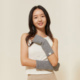 Winter Warm Half Finger Gloves Winter Stretchy Knit Fingerless Mittens