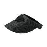 Women's Straw Sun Visor Hats Large Brim UV Protection Beach Cap UPF50+
