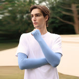 Sun Protection Arm Sleeves Anti-UV UPF 50+ Cooling Sunblock Sleeve Skin Cover